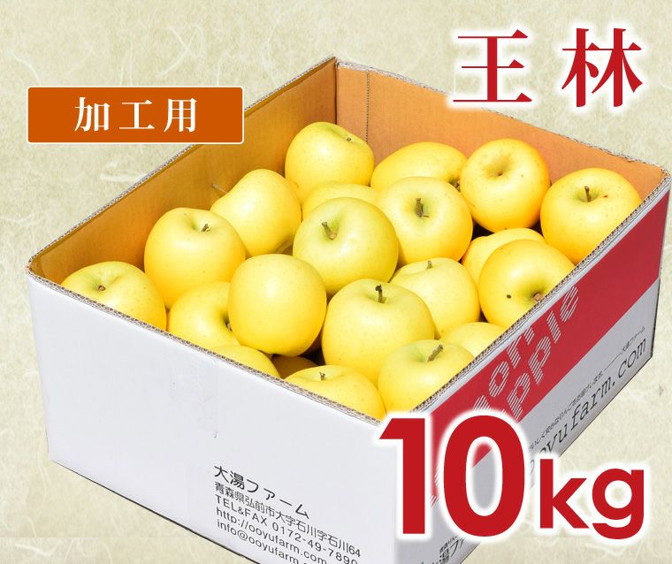 ふるさと納税 青森市 りんご _A3-30 糖度14度以上保証 約10kg 王林 訳あり家庭用